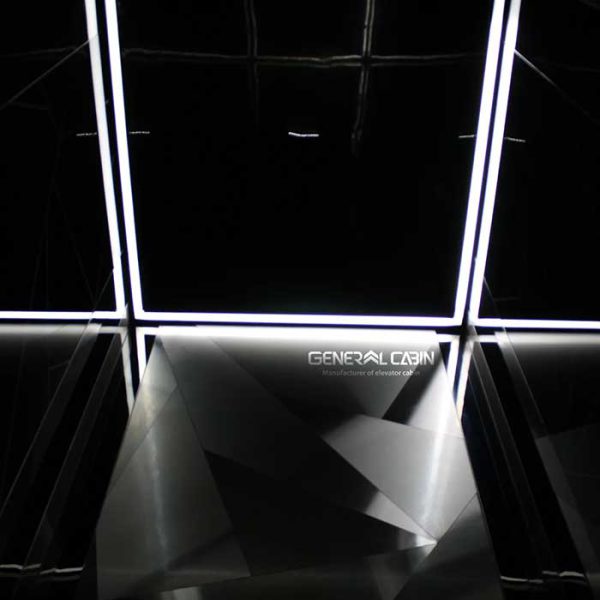دکور کابین آسانسور آتلانتیس مدل G07 جنرال