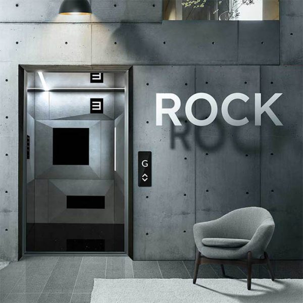 دکور کابین آسانسور​ مدل راک